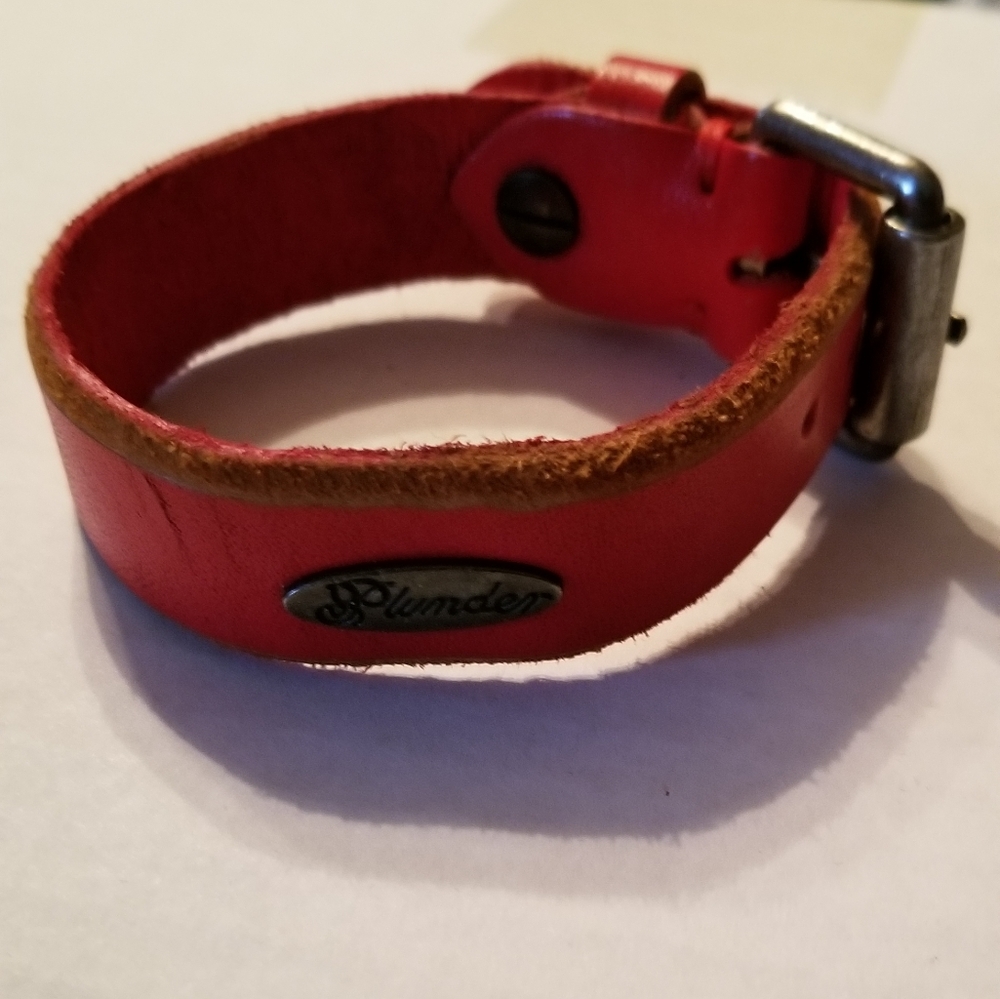 NEW PLUNDER ALEX LEATHER BRACELET. - Picture 6 of 12